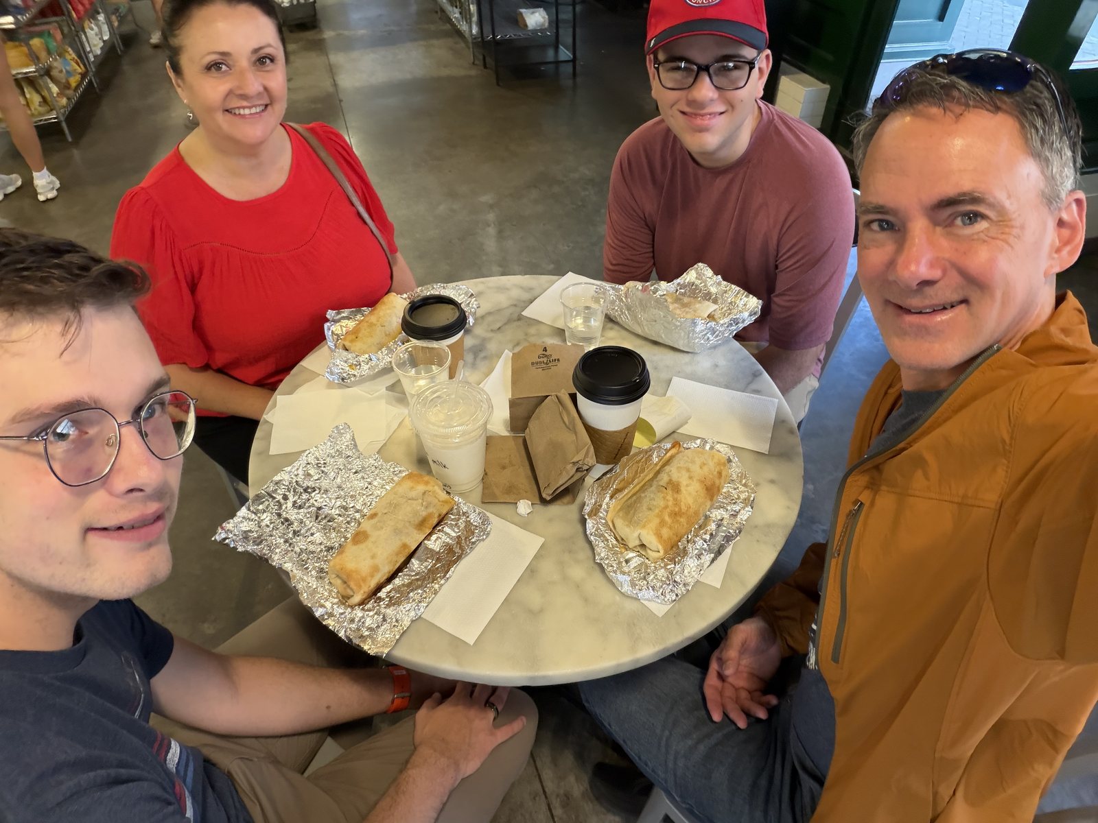 Caviar & Bananas. Burritos, coffee, and not a single fish egg.