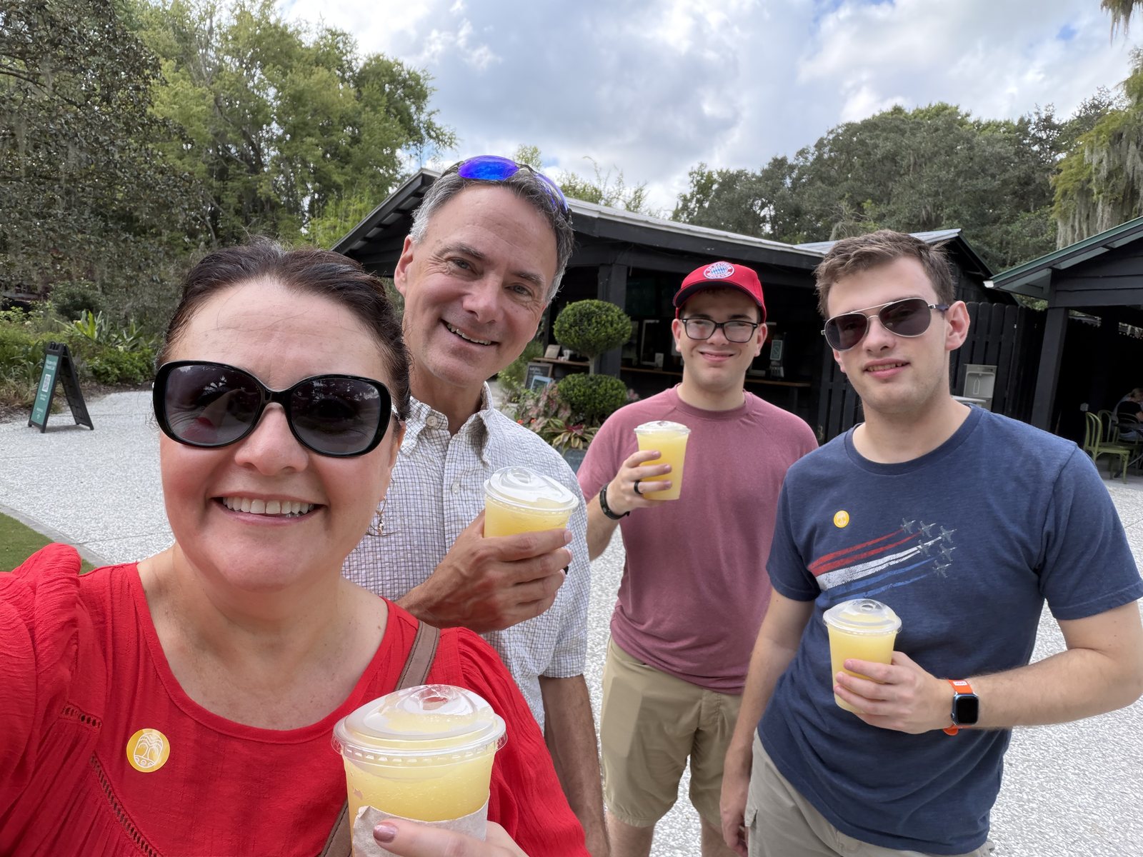 Frozen lemonades, straw free, Love.