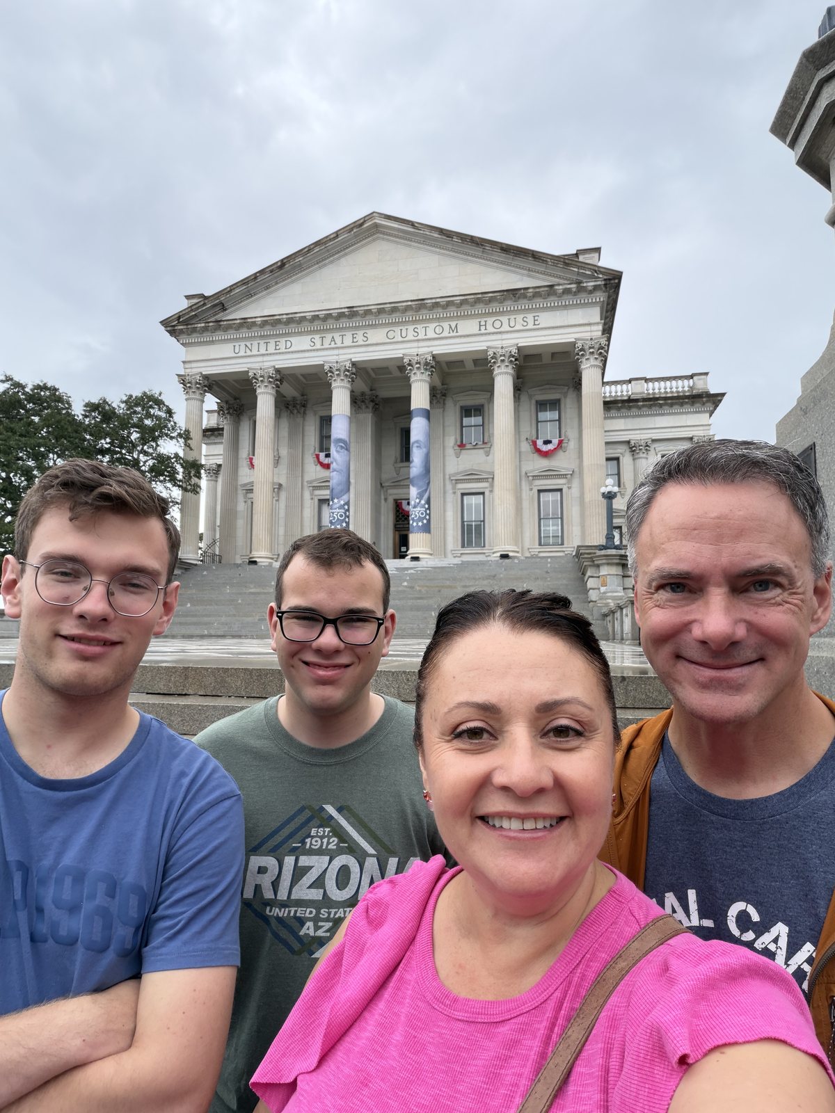 The U.S. Custom House. Twenty-six years to build.