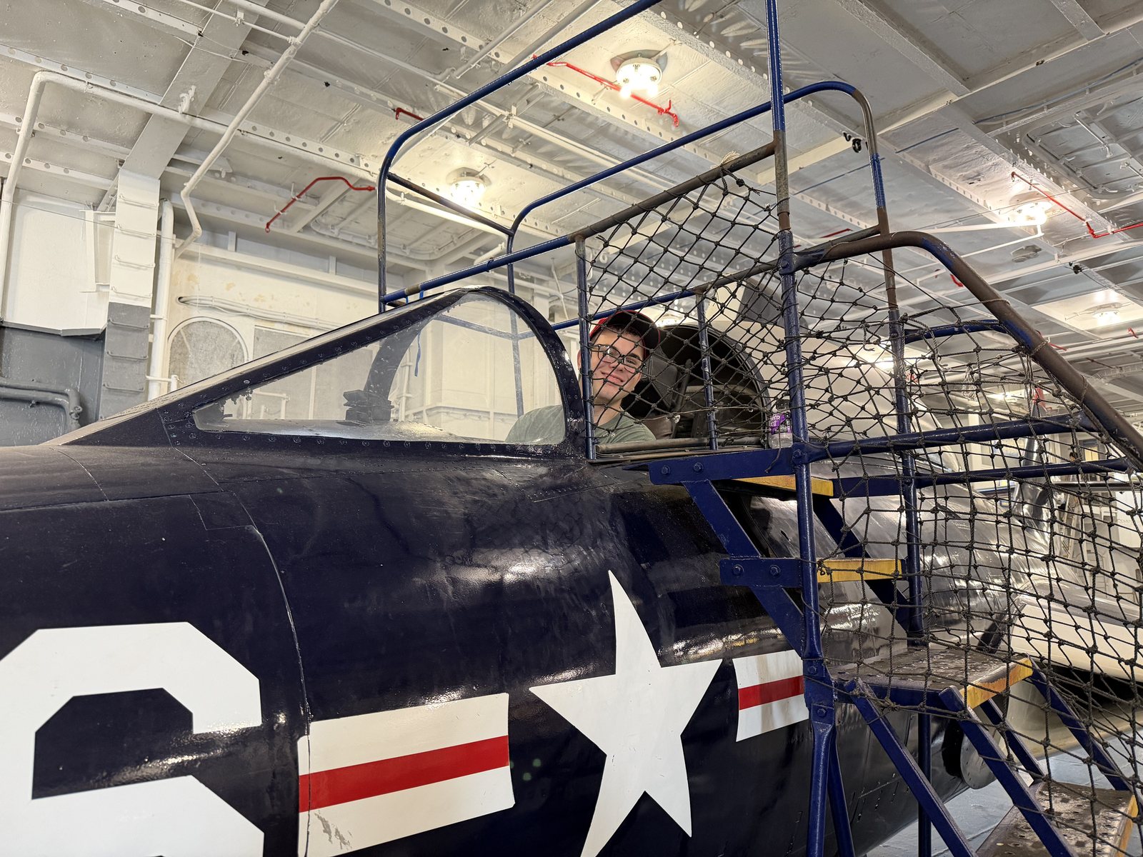 F9F Cougar, number 116, occupied.