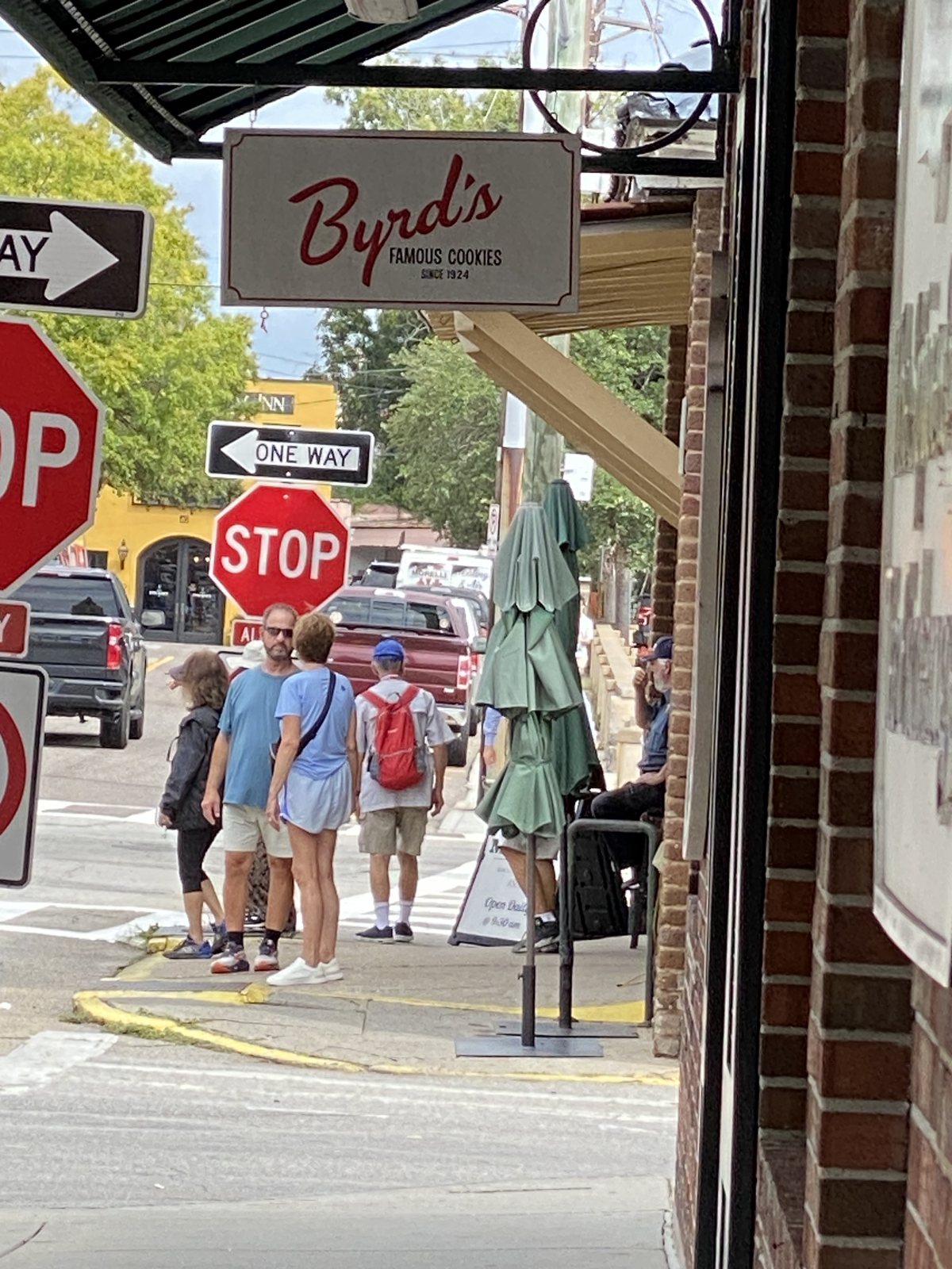 Byrd's Famous Cookies. Lemon, key lime, peach, and pumpkin-pecan-white-chocolate. We have opinions, and they are all favorable.