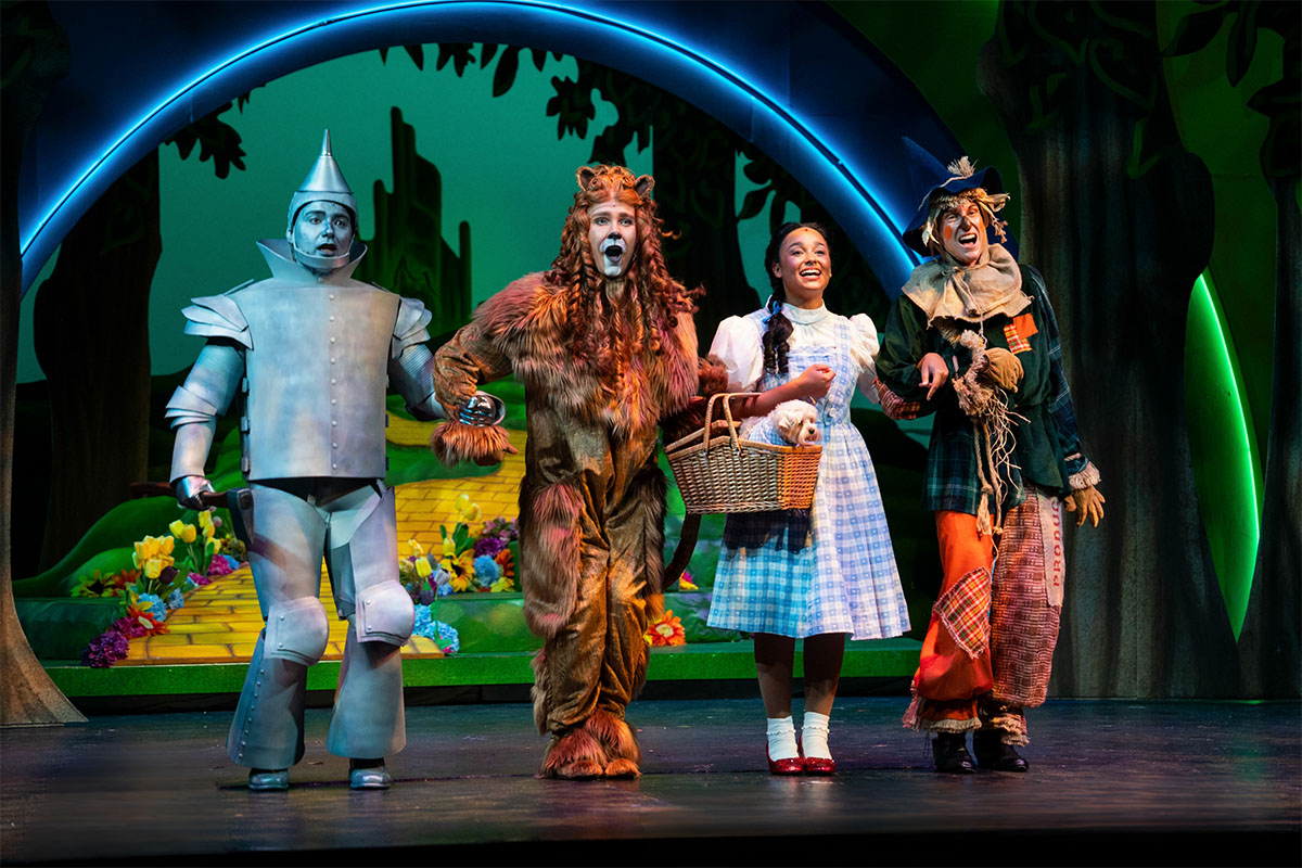 The King of the Forest gets a talking-to. Photo: Charleston Stage